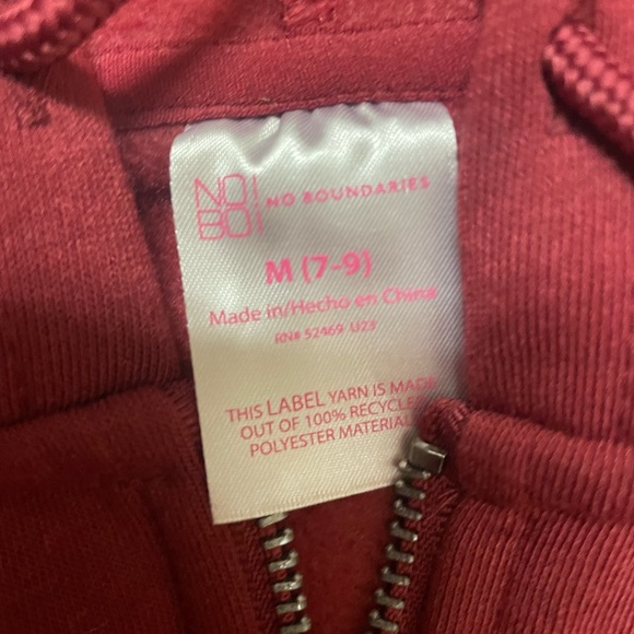 Red No Boundaries Hoodie - Picture 2 of 2